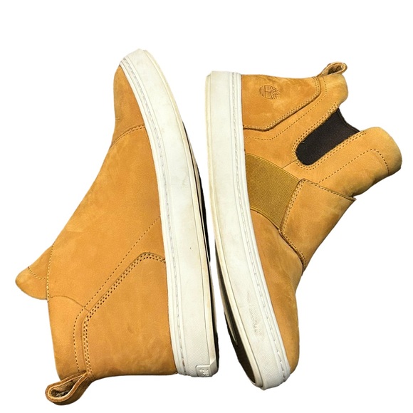 TIMBERLAND Women's Tan Genuine Leather Round Toe Comfortable Bootie-Size 9.5 - Picture 7 of 13